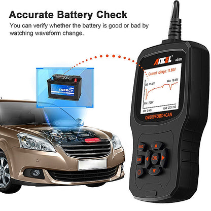 ANCEL AD530 2.8-Inch Screen OBD2 Car Engine Tester Car Battery Test Tool - Electronic Test by ANCEL | Online Shopping South Africa | PMC Jewellery | Buy Now Pay Later Mobicred