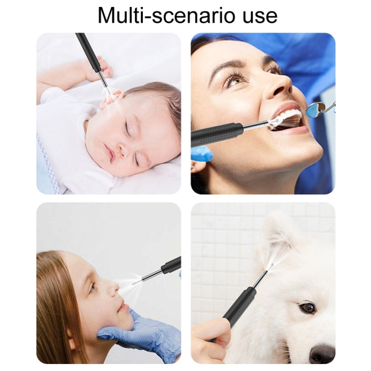 Household Visual Ear Excavator High-Definition Ear Wax Removal Picking Stick(Black) - Ear Care Tools by PMc TechLife | Online Shopping South Africa | PMc TechLife | Buy Now Pay Later Mobicred