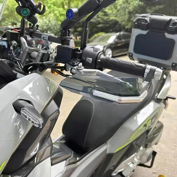 4 In 1 Motorcycle Modification Accessories Horn Windshield Windproof Protective Cover+Handlebar Plastic Throttle Grip Accessories(Red) - Grips by PMC TechLife | Online Shopping South Africa | PMC TechLife | Buy Now Pay Later Mobicred