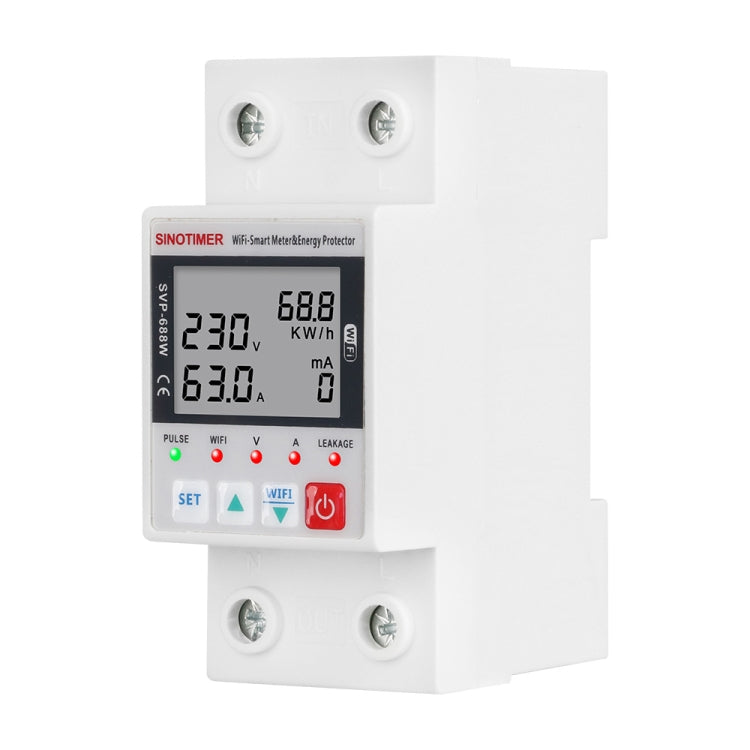 SINOTIMER SVP-688W  TUYA APP WiFi Smart Circuit Breaker Over Under Voltage Protector - free shipping - PMC TechLife - Order now!