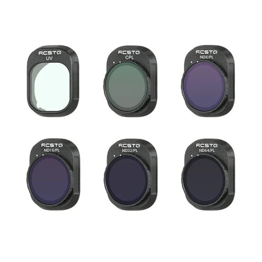 For DJI Mini 4 Pro RCSTQ Filter HD Protective Mirror Drone Accessories, Style: ND-PL8+ND-PL16+ND-PL32+ND-PL64+UV+CPL - Mavic Lens Filter by RCSTQ | Online Shopping South Africa | PMC Jewellery | Buy Now Pay Later Mobicred