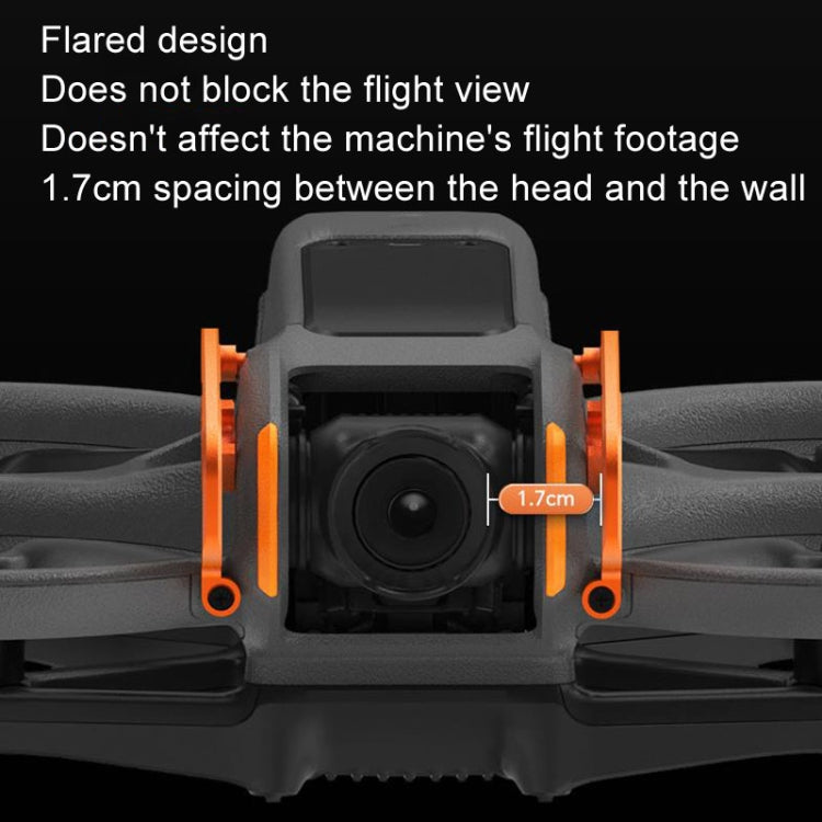 For DJI Avata 2 RCSTQ Aluminum Alloy Flying Machine Lens Collision Protection Bar(Orange) -  by RCSTQ | Online Shopping South Africa | PMC Jewellery | Buy Now Pay Later Mobicred