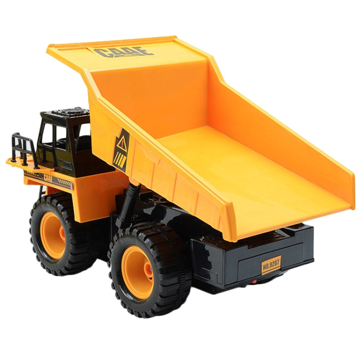 2.4G RC Dumper Truck Simulation Engineering Vehicle Model Children Electrical RC Truck Toy(Yellow) - RC Cars by PMC Jewellery | Online Shopping South Africa | PMC Jewellery | Buy Now Pay Later Mobicred