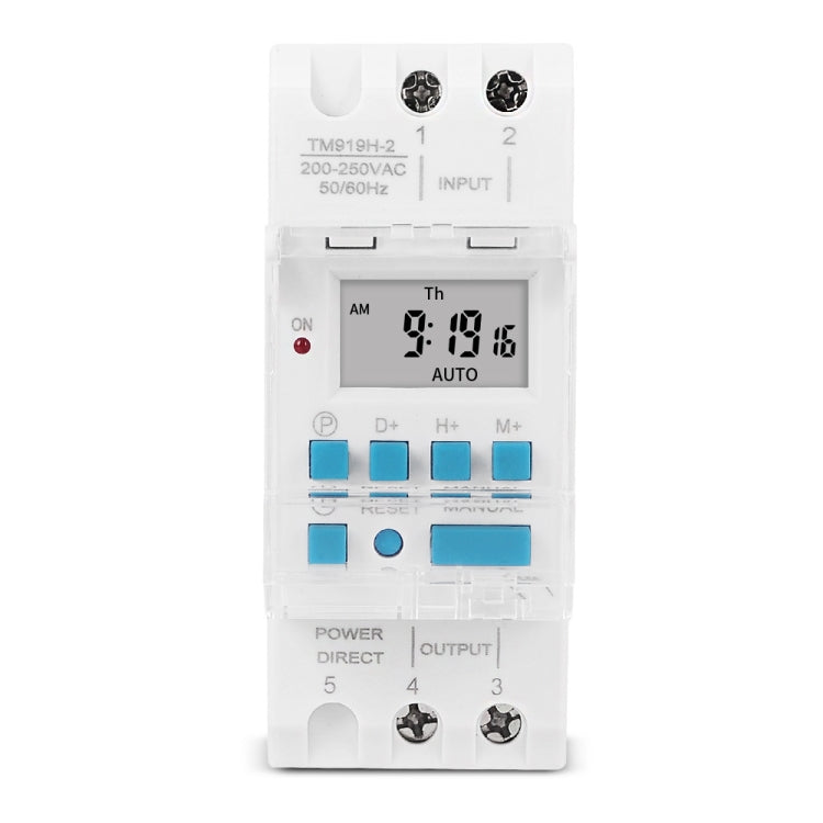 SINOTIMER TM919H-1 110V 16A DIN Rail 4 Pins Voltage Output Digital Switch Timer Automatic Cycle Timing Controller - free shipping - PMC TechLife - Order now!