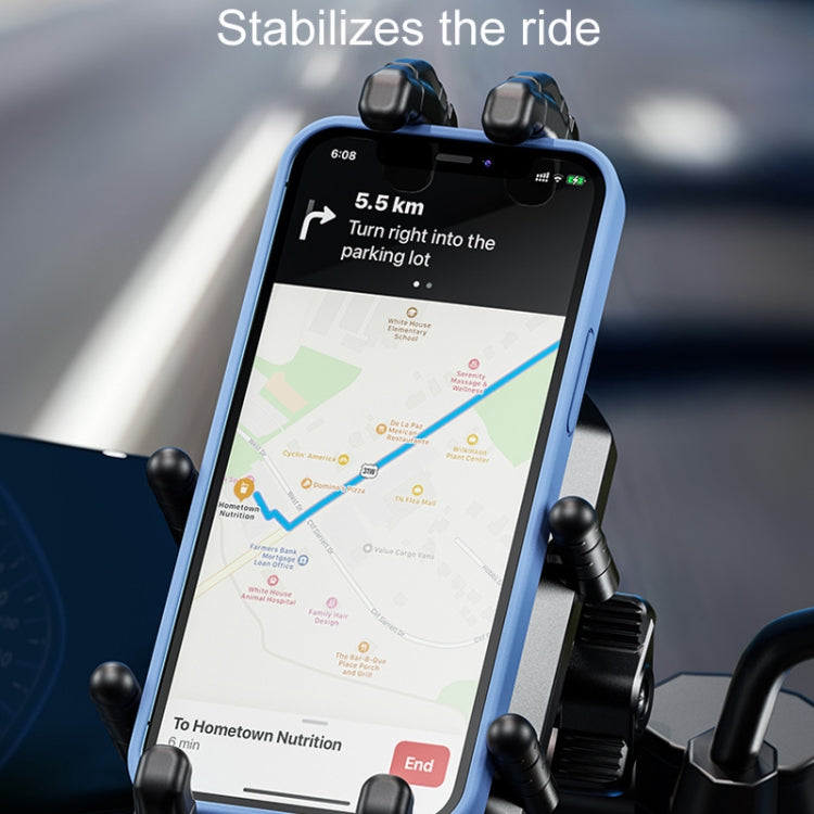 Kewig Motorcycle Octopus Holder Anti-Theft Motorcycle Cell Phone Mounts, Model: M26-C2 - free shipping - PMC TechLife - Order now!