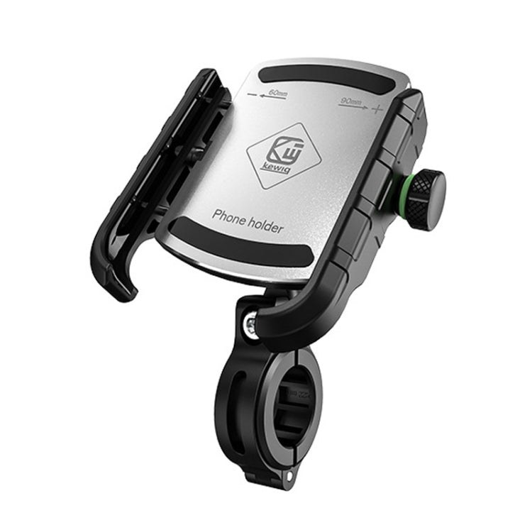 Kewig M8S Bicycle Aluminum Navigation Mount Outdoor Cycling Cell Phone Holder(Silver) - Holder by Kewig | Online Shopping South Africa | PMC TechLife | Buy Now Pay Later Mobicred