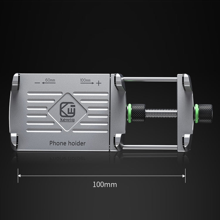 Kewig M7 Bicycle 4 Claws Aluminum Navigational Bracket Outdoor Cycling Cell Phone Holder(Blue) - Holder by Kewig | Online Shopping South Africa | PMC TechLife | Buy Now Pay Later Mobicred