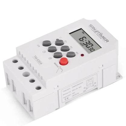 SINOTIMER  TM630A-4  12V DC Timer Switch Din Rail Digital Weekly Programmable Time Relay - Switch by SINOTIMER | Online Shopping South Africa | PMC Jewellery | Buy Now Pay Later Mobicred