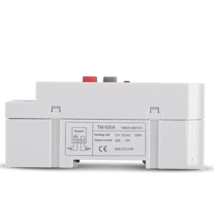 SINOTIMER  TM630A-4  12V DC Timer Switch Din Rail Digital Weekly Programmable Time Relay - Switch by SINOTIMER | Online Shopping South Africa | PMC Jewellery | Buy Now Pay Later Mobicred