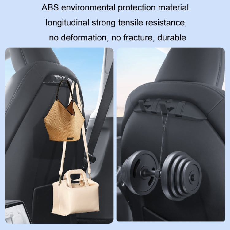 2pcs For Tesla ModelY/3 Seat Back Hook Bracket - Auto Fastener & Clips by PMC TechLife | Online Shopping South Africa | PMC TechLife | Buy Now Pay Later Mobicred