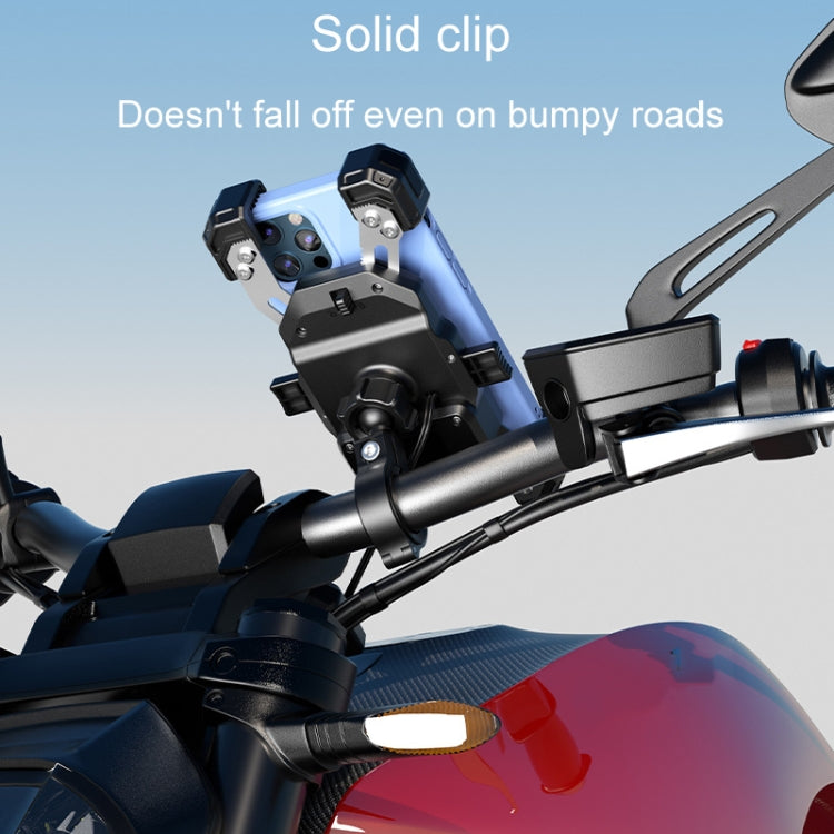Kewig Motorcycle Navigation Phone Holder Outdoor Riding Charging Bracket, Model: M11-G2-A1 - Holder by Kewig | Online Shopping South Africa | PMC Jewellery | Buy Now Pay Later Mobicred