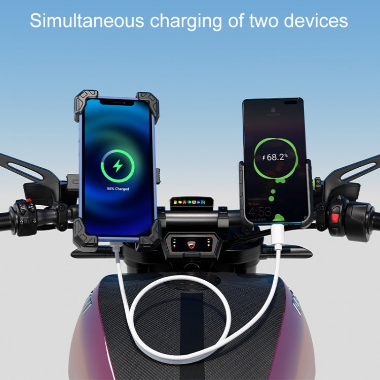 Kewig Motorcycle Navigation Phone Holder Outdoor Riding Charging Bracket, Model: M11-G2-A2 - Holder by Kewig | Online Shopping South Africa | PMC Jewellery | Buy Now Pay Later Mobicred