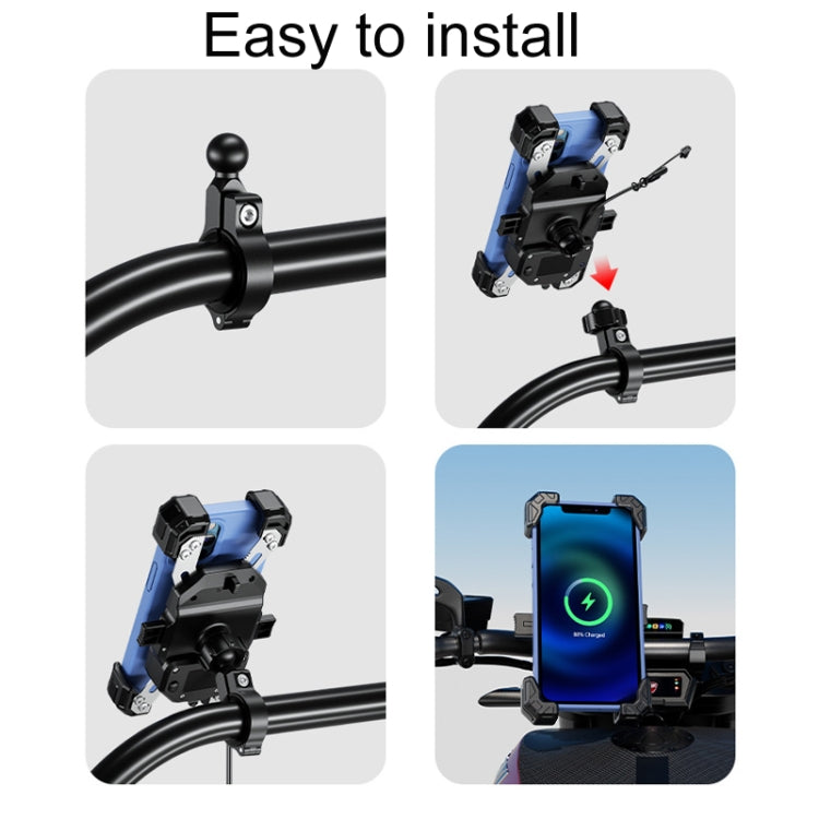 Kewig Motorcycle Navigation Phone Holder Outdoor Riding Charging Bracket, Model: M11-G2-A3 - free shipping - PMC TechLife - Order now!