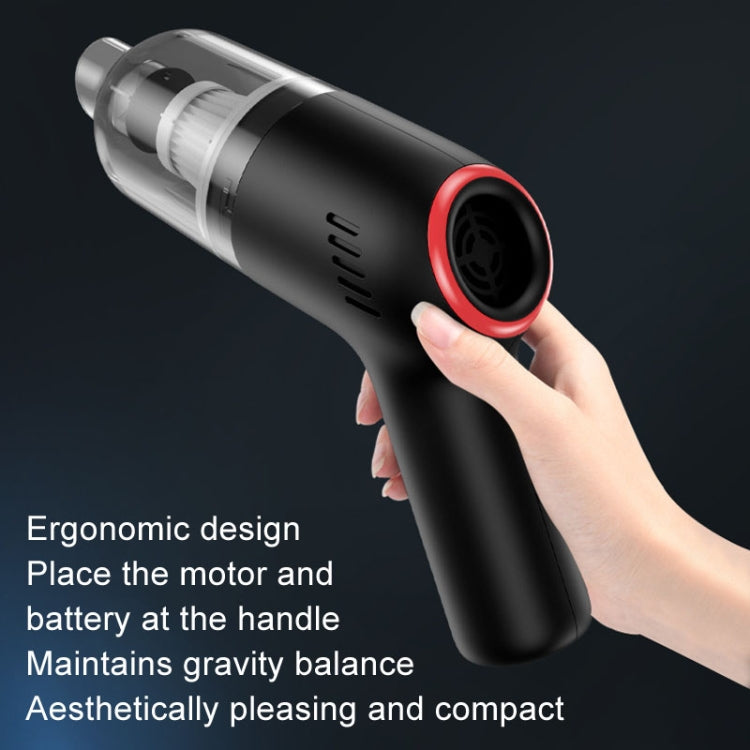 Wireless Charging Car Vacuum Cleaner Mini Handheld High Power Wet and Dry Vacuum Cleaner, Color: White - Vacuum Cleaner by PMC Jewellery | Online Shopping South Africa | PMC Jewellery | Buy Now Pay Later Mobicred