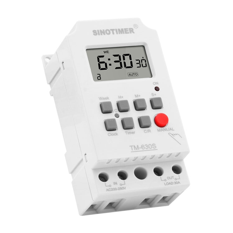 SINOTIMER TM630S-4 12V 30A Timer Switch 1 Second Interval Weekly Programmable Time Relay - free shipping - PMC TechLife - Order now!