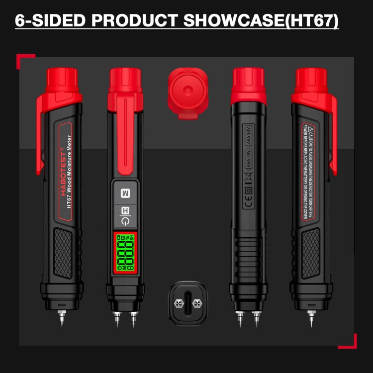 HABOTEST Wood Moisture Content Rapid Tester - PH & Moisture Meter by HABOTEST | Online Shopping South Africa | PMC Jewellery | Buy Now Pay Later Mobicred