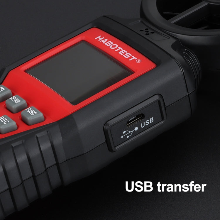 HABOTEST Handheld High-Precision Digital Anemometer With USB(HT625B) - free shipping - PMC TechLife - Order now!
