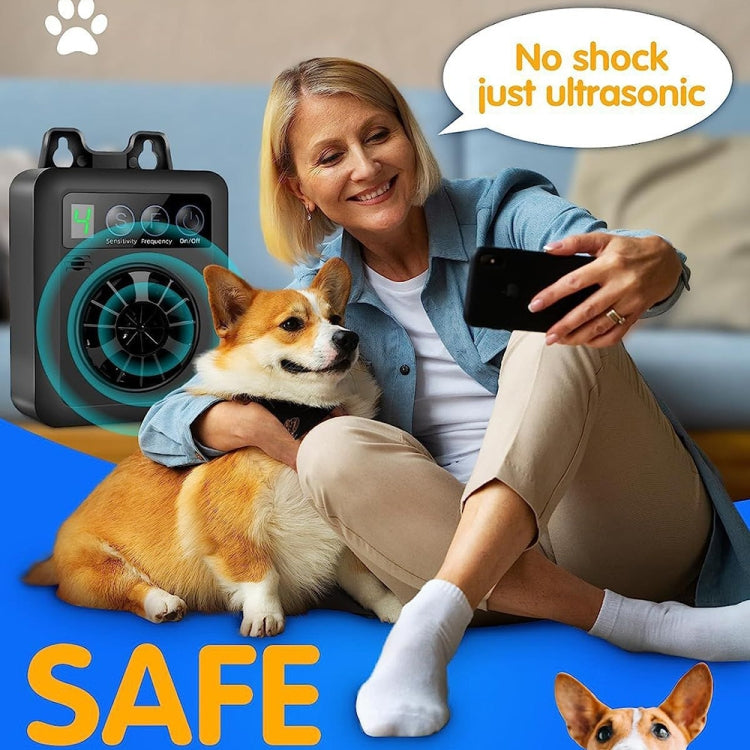 K6 Digital Display Intelligent Ultrasonic Barking Control Device Dog Training Device Repellent Device(Black) - Training Aids by PMC TechLife | Online Shopping South Africa | PMC TechLife | Buy Now Pay Later Mobicred