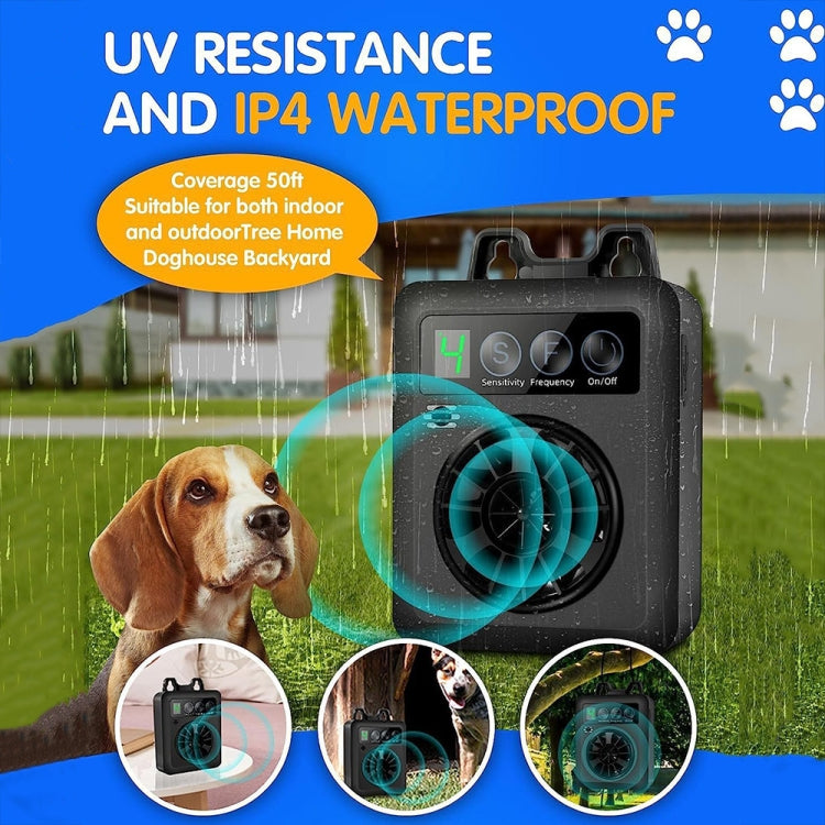 K6 Digital Display Intelligent Ultrasonic Barking Control Device Dog Training Device Repellent Device(Black) - Training Aids by PMC TechLife | Online Shopping South Africa | PMC TechLife | Buy Now Pay Later Mobicred