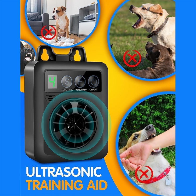 K6 Digital Display Intelligent Ultrasonic Barking Control Device Dog Training Device Repellent Device(Black) - Training Aids by PMC TechLife | Online Shopping South Africa | PMC TechLife | Buy Now Pay Later Mobicred