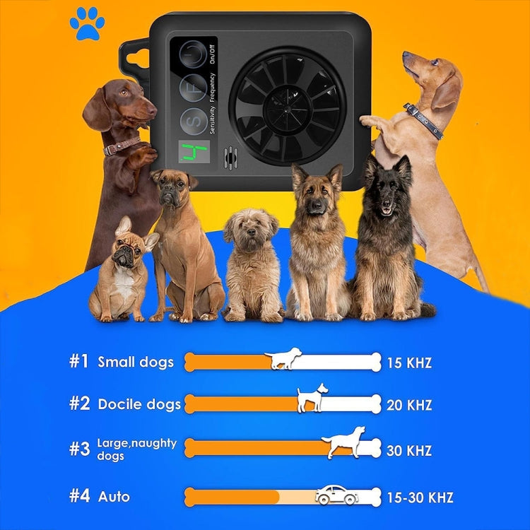 K6 Digital Display Intelligent Ultrasonic Barking Control Device Dog Training Device Repellent Device(Black) - Training Aids by PMC TechLife | Online Shopping South Africa | PMC TechLife | Buy Now Pay Later Mobicred