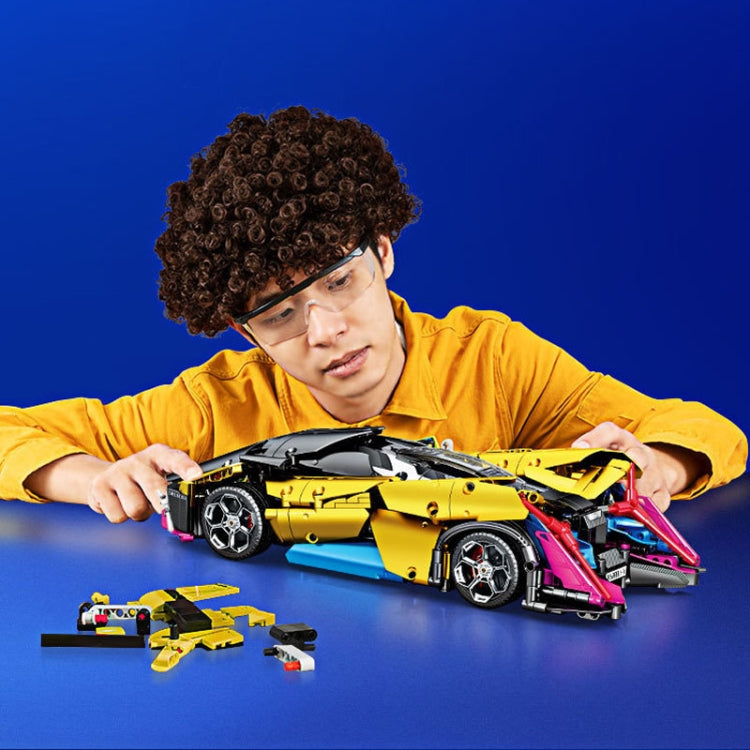 SEMBO 8554 1:14 Sports Racing Car Model Building Blocks Puzzle Assembly Children Toy - Building Blocks by SEMBO | Online Shopping South Africa | PMC Jewellery | Buy Now Pay Later Mobicred