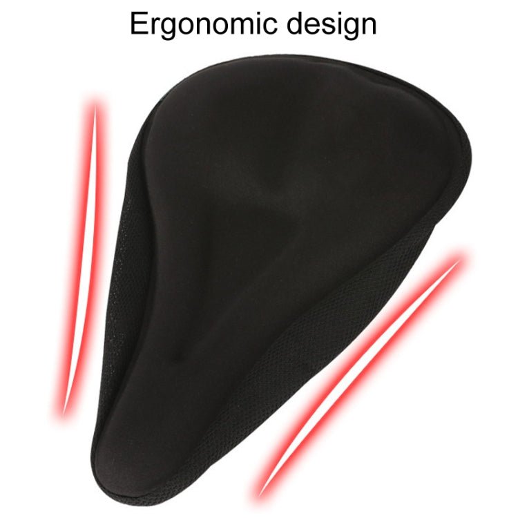 Mountain Bike Silicone Saddle Cover Cycling Stereo Saddle Gear(Black) - Bicycle Saddle by PMC TechLife | Online Shopping South Africa | PMC TechLife | Buy Now Pay Later Mobicred