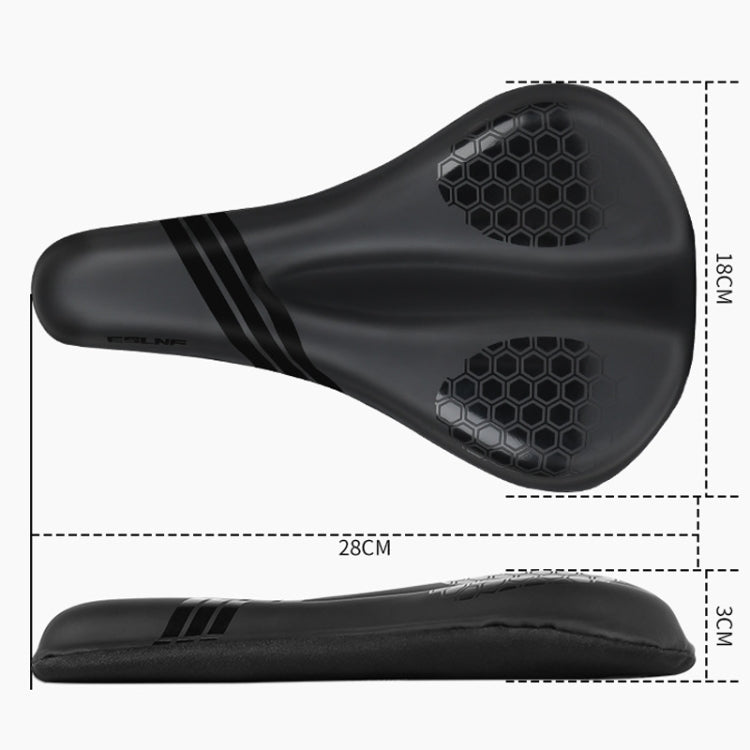 ESLNF Mountain Bike Saddle Cover Cycling Shock Absorbing Saddle Gear, Style: Honeycomb - free shipping - PMC TechLife - Order now!