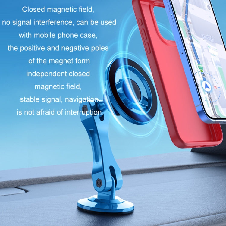 Magsafe Car Magnetic Rotating Adjustable Mobile Phone Holder(Blue) - Car Holders by PMC Jewellery | Online Shopping South Africa | PMC Jewellery | Buy Now Pay Later Mobicred