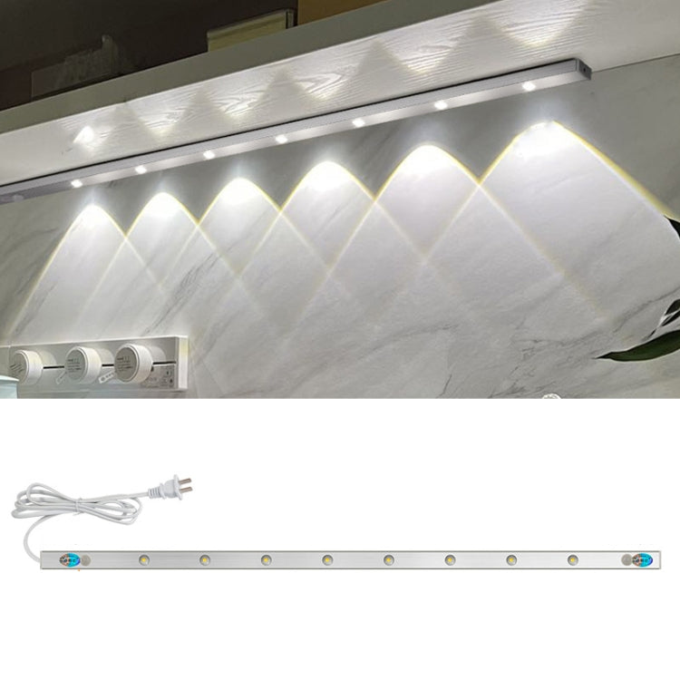 220V CN Plug Motion Sensor Wardrobe Cabinet Lamp LED Light Bar, Spec: White 30cm - Sensor LED Lights by PMC TechLife | Online Shopping South Africa | PMC TechLife | Buy Now Pay Later Mobicred