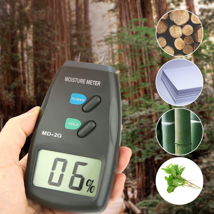 MD-2G 2 Pin LCD Screen Digital Display Wood Moisture and Humidity Detector - PH & Moisture Meter by PMC TechLife | Online Shopping South Africa | PMC TechLife | Buy Now Pay Later Mobicred