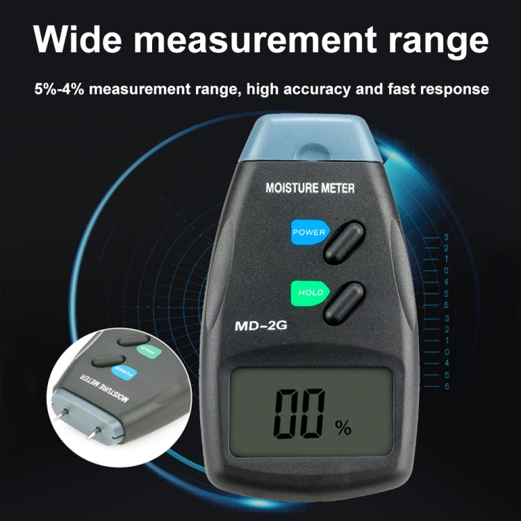 MD-2G 2 Pin LCD Screen Digital Display Wood Moisture and Humidity Detector - PH & Moisture Meter by PMC TechLife | Online Shopping South Africa | PMC TechLife | Buy Now Pay Later Mobicred