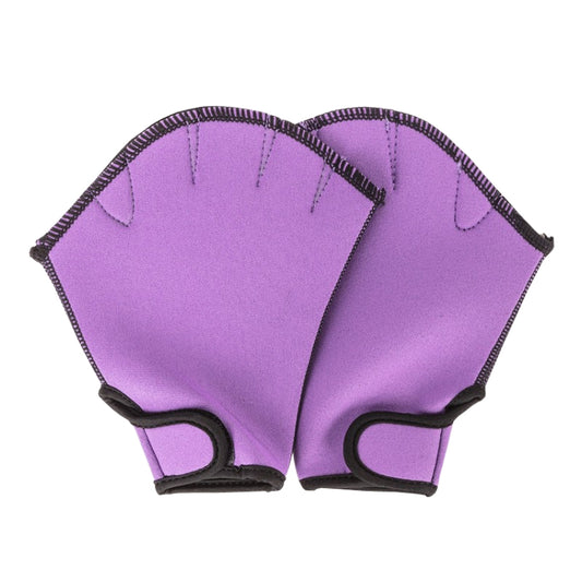 Swimming Training Duck Palm Webbing Multifunctional Snorkeling Gloves, Size: M(Purple) - Diving Gloves by PMC Jewellery | Online Shopping South Africa | PMC Jewellery | Buy Now Pay Later Mobicred