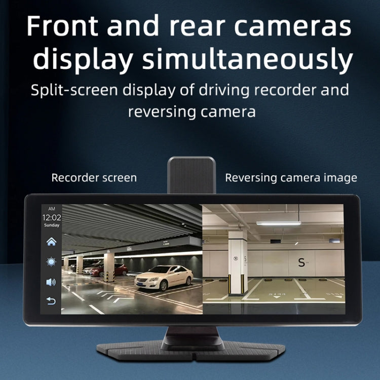 Car Bluetooth Portable DVR Monitor Support Carplay/Android Auto, Specifications: Display+ Camera - Car MP3 & MP4 & MP5 by PMC Jewellery | Online Shopping South Africa | PMC Jewellery | Buy Now Pay Later Mobicred