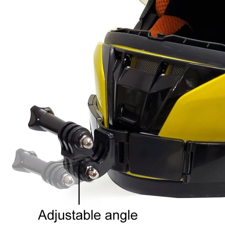TUYU Motorcycle Integrated Hinged Helmet Chin Sports Camera Mounting Bracket, Style: With 2 Stickers - free shipping - PMC TechLife - Order now!