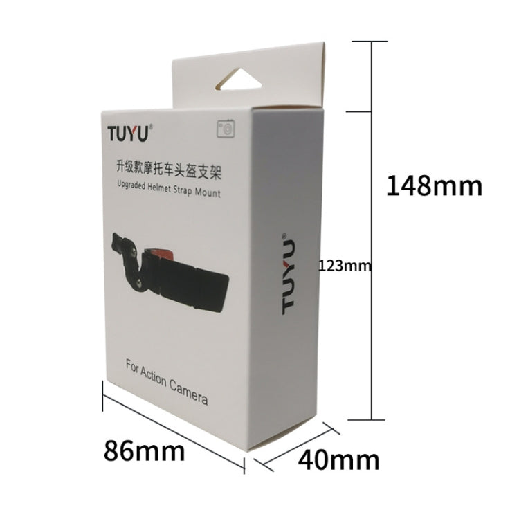 TUYU Motorcycle Integrated Hinged Helmet Chin Sports Camera Mounting Bracket, Style: With 2 Stickers - free shipping - PMC TechLife - Order now!