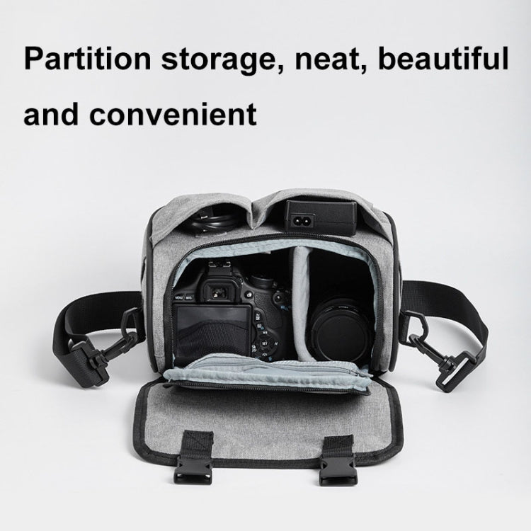 Baona BN-H017 Photography SLR / Micro Single Cross-Body Camera Storage Bag, Color: L Gray - free shipping - PMC TechLife - Order now!