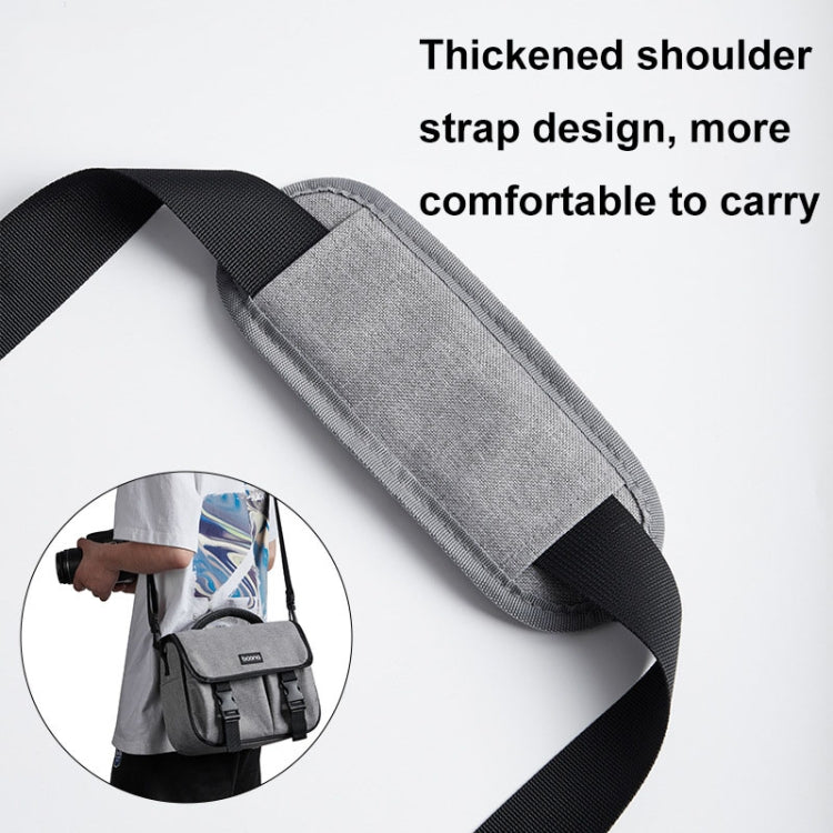 Baona BN-H017 Photography SLR / Micro Single Cross-Body Camera Storage Bag, Color: L Black - free shipping - PMC TechLife - Order now!