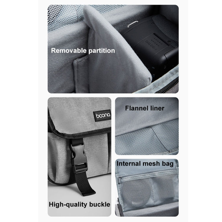 Baona BN-H017 Photography SLR / Micro Single Cross-Body Camera Storage Bag, Color: L Gray - free shipping - PMC TechLife - Order now!