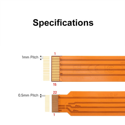 Waveshare 25947 For Raspberry Pi 5th DSI Display 22Pin To 15Pin Soft Cable FPC Cable, Spec: 500mm - Raspberry Pi Accessories by Waveshare | Online Shopping South Africa | PMC Jewellery | Buy Now Pay Later Mobicred