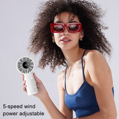 JisuLife Life4 Handheld Portable Small Rechargeable Fan, Battery Capacity: 3600mAh Pink - Electric Fans by JisuLife | Online Shopping South Africa | PMC Jewellery | Buy Now Pay Later Mobicred