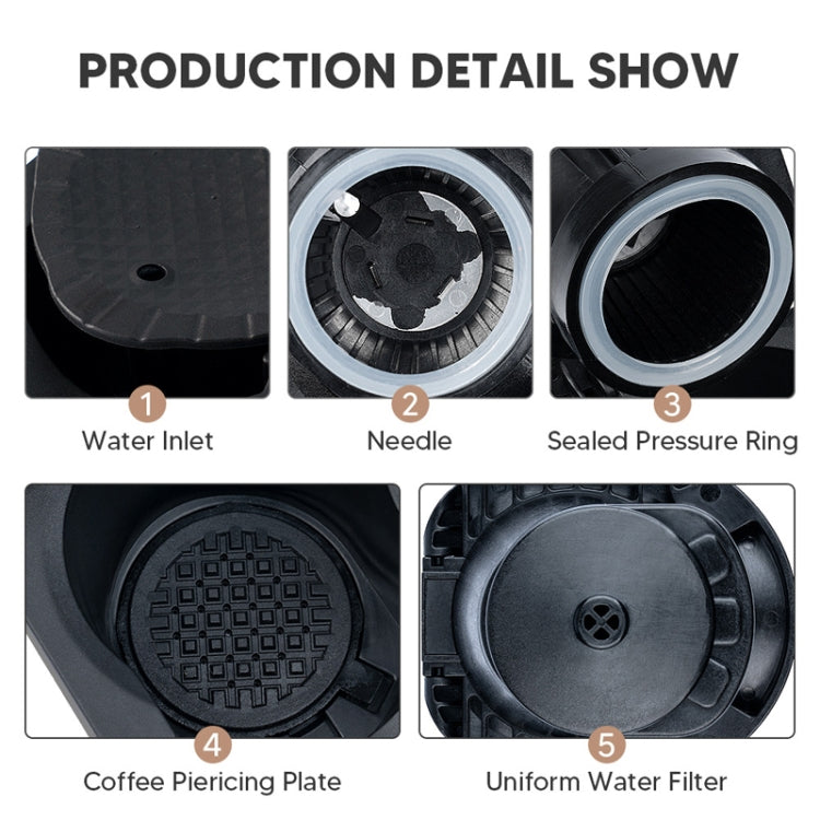 Compatible With Dolce Gusto Coffee Machine To Nespresso iCafilas Capsule Adapter Conversion Tray, Style: Star - Coffee Tools by PMC TechLife | Online Shopping South Africa | PMC TechLife | Buy Now Pay Later Mobicred