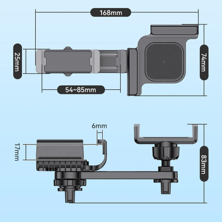 SHUNWEI Car Navigation Screen Floating Mobile Phone Holder, Style: Clip Type - Car Holders by SHUNWEI | Online Shopping South Africa | PMC Jewellery | Buy Now Pay Later Mobicred