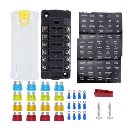 6-Way Plug-In Insulated Cover Fuse Box For Cars Yachts, Set: Upgraded Version B - Fuse by PMC Jewellery | Online Shopping South Africa | PMC Jewellery | Buy Now Pay Later Mobicred