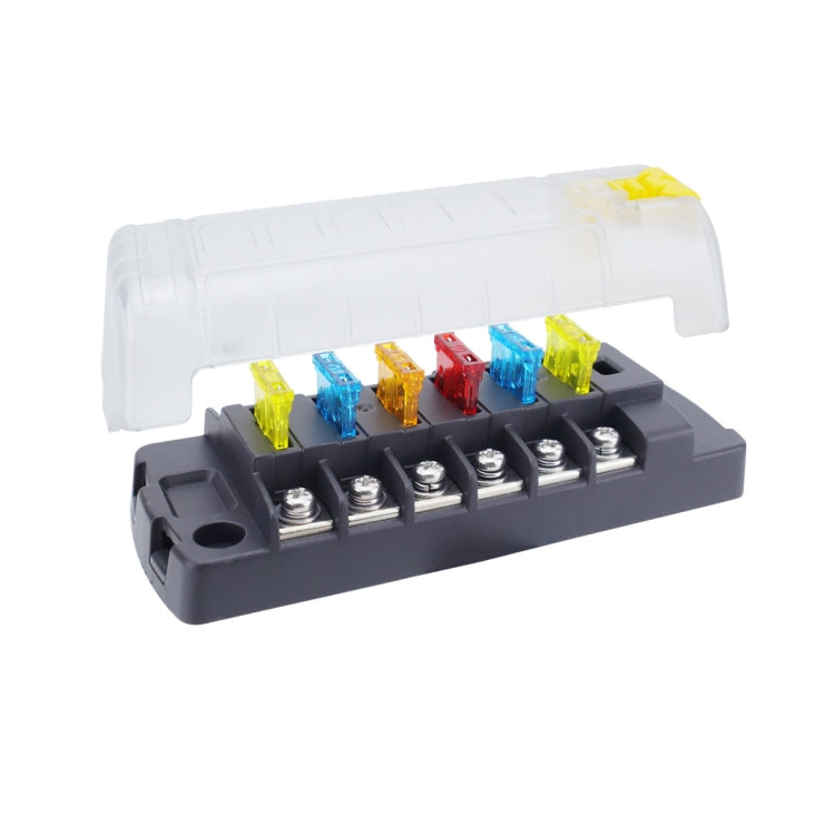 6-Way Plug-In Insulated Cover Fuse Box For Cars Yachts, Set: Enhanced Version A - Fuse by PMC Jewellery | Online Shopping South Africa | PMC Jewellery | Buy Now Pay Later Mobicred