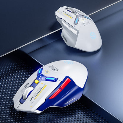 Inphic IN9 Tri-mode Wireless Bluetooth Gaming Office Computer Mouse(Blue) - Wireless Mice by Inphic | Online Shopping South Africa | PMC Jewellery | Buy Now Pay Later Mobicred