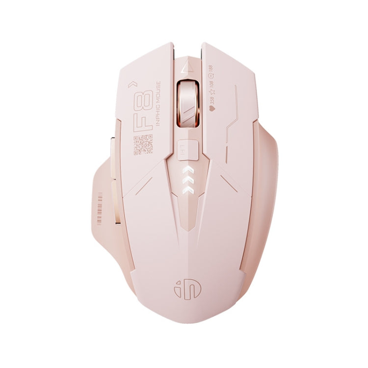 Inphic F8 2.4G Wireless Mute Charging Computer Gaming Mouse(Milk Tea Color) - Wireless Mice by Inphic | Online Shopping South Africa | PMC Jewellery | Buy Now Pay Later Mobicred