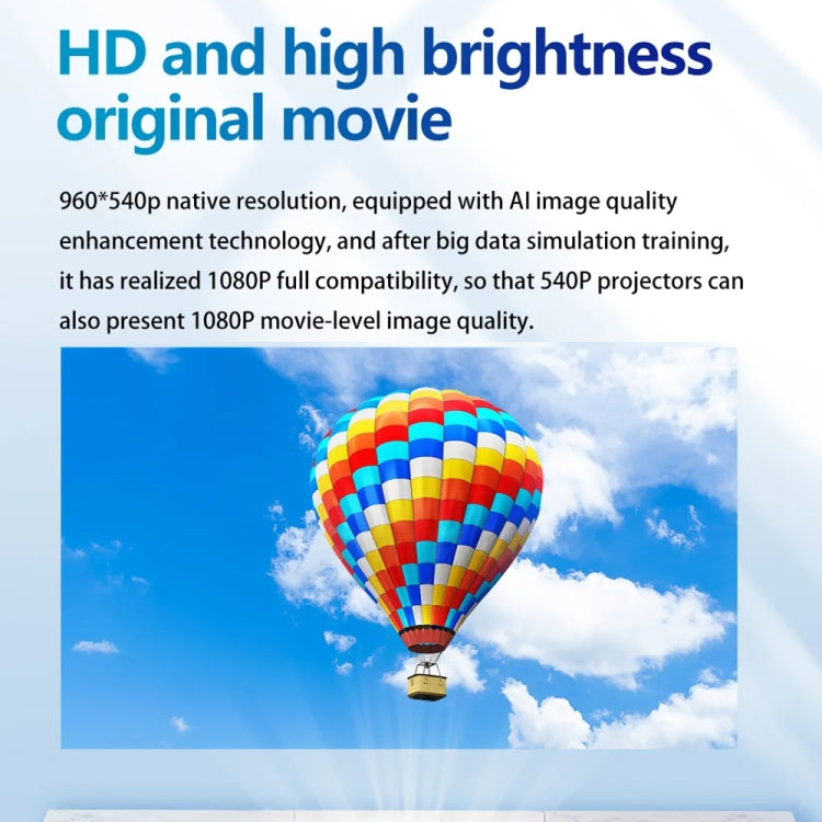 TOUMEI C900 Outdoor Portable Built-In Battery 4K HD Home Music Projector UK Plug(Black) - Mini Projector by TOUMEI | Online Shopping South Africa | PMc TechLife | Buy Now Pay Later Mobicred