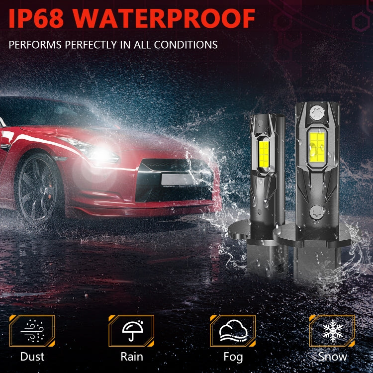 Car Universal Direct Plug LED Headlight Retrofit Bulb, Specifications: H3 - LED Headlamps by PMC Jewellery | Online Shopping South Africa | PMC Jewellery | Buy Now Pay Later Mobicred