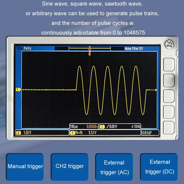 JUNTEK Programmable Dual-Channel DDS Function Arbitrary Waveform Signal Generator, Frequency: 30MHz(US Plug) - Other Tester Tool by PMC Jewellery | Online Shopping South Africa | PMC Jewellery | Buy Now Pay Later Mobicred